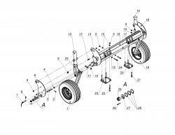 Устройство транспортное сеялки 2022 ALFA 6/ALFA 6 MINI-TILL