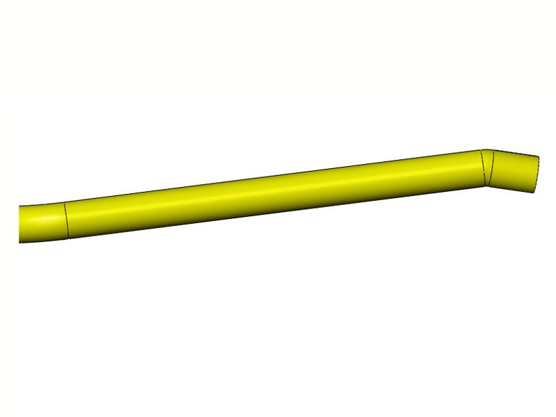 950260 PVC Рукав распылителя 25 бар D25x34 (жёлтый)
