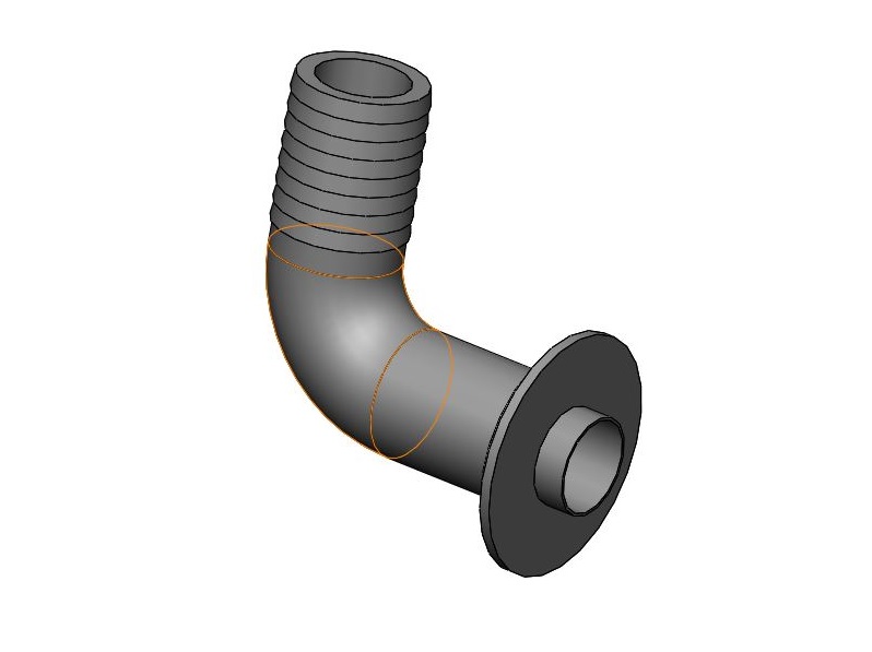 Колено 1/2" NPT D25 90°(Bondioli&pavesi)