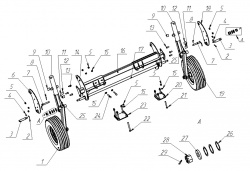 Устройство транспортное сеялки ALFA-4