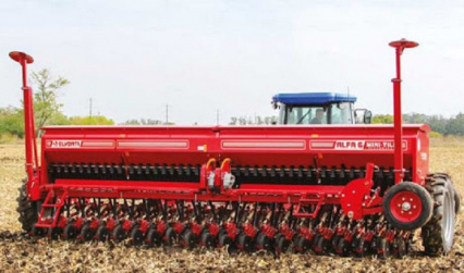 Продуктивність сівалки Alfa 6 максимальна навіть на важких ґрунтах за високої швидкості руху