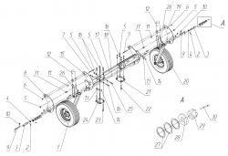 Устройство транспортное сеялки ASTRA-6 NEW, ASTRA-4 NEW