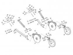 Поводковая группа сеялки 2022 ALFA 4/ALFA4 MINI-TILL/ALFA 6