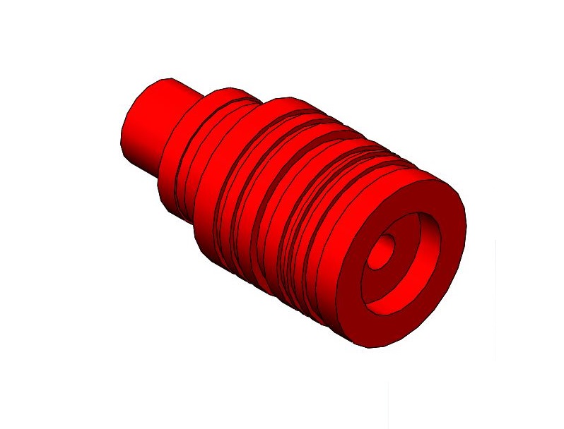 Элемент БР муфты QMA1-201-60 с защитным колпачком красного цвета Скоросоединение PPV 3.1320.702