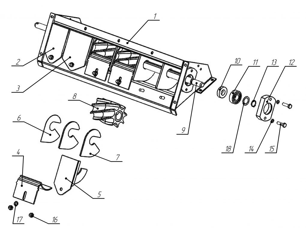 Апарат висівний 73.00.1430-01 (випускається із 2014 р.) для ALCOR-7,5