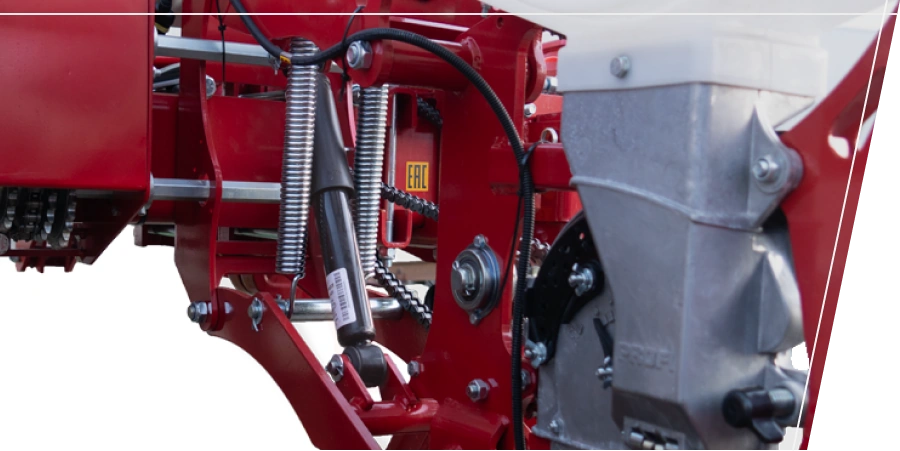 Амортизація секції — точність висіву на нерівному полі