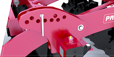 Регулировка глубины обработки почвы