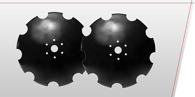 Диски изготовлены из борсодержащих европейских сталей