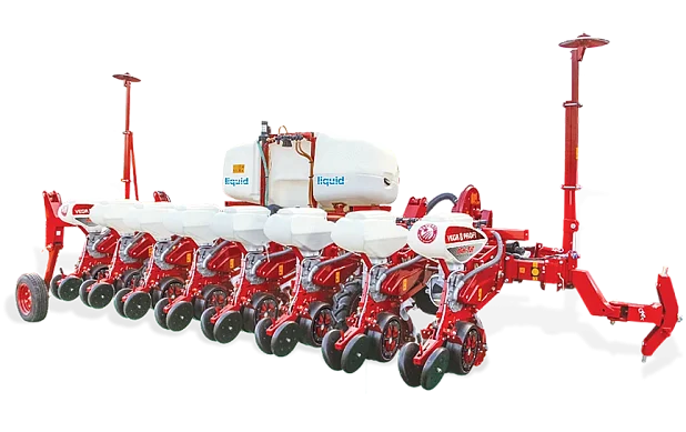 VEGA 8 PROFI з пристосуванням для внесення рідких комплексних добрив