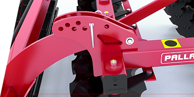 Регулировка глубины обработки почвы