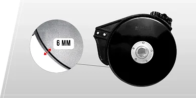 Ресурс роботи дводискового сошника, збільшений на 100%