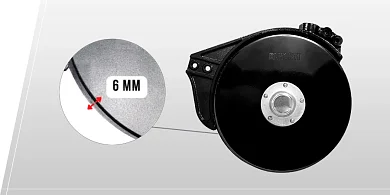 Ресурс роботи дводискового сошника, збільшений на 100%