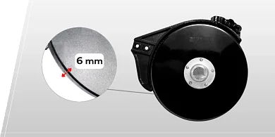 Ресурс роботи дводискового сошника, збільшений на 100%