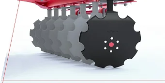 560 mm diameter discs