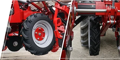 РЕГУЛИРУЕМЫЕ ОПОРНО-ПРИВОДНЫЕ КОЛЕСА