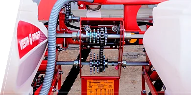 Механізм передач 5х5 зірок