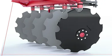 660 mm diameter discs